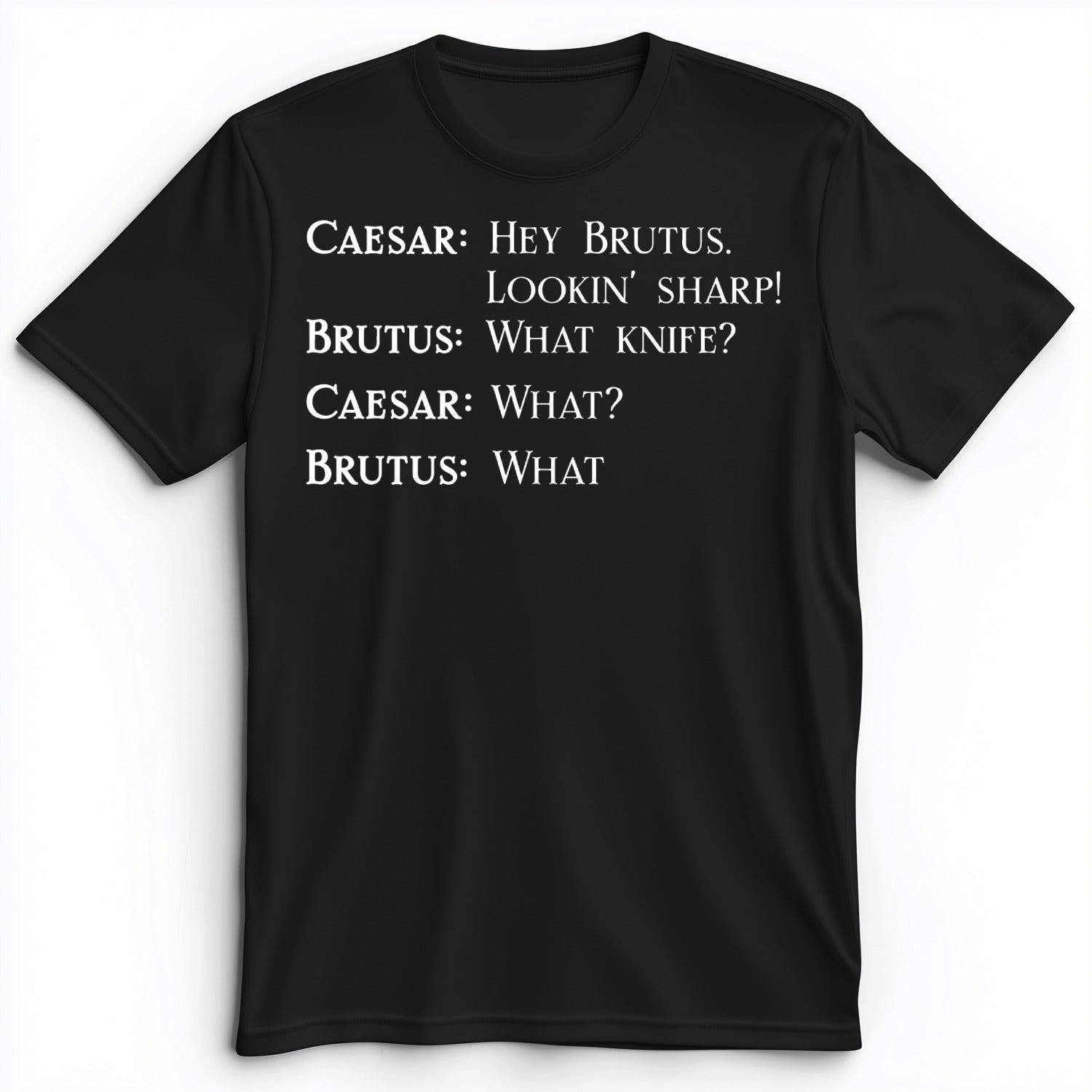 Lookin Sharp Premium Tee Black / S