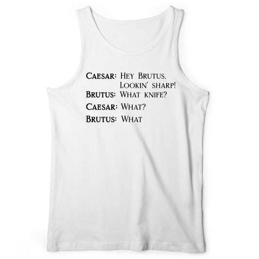 Lookin' Sharp Tank White / XS