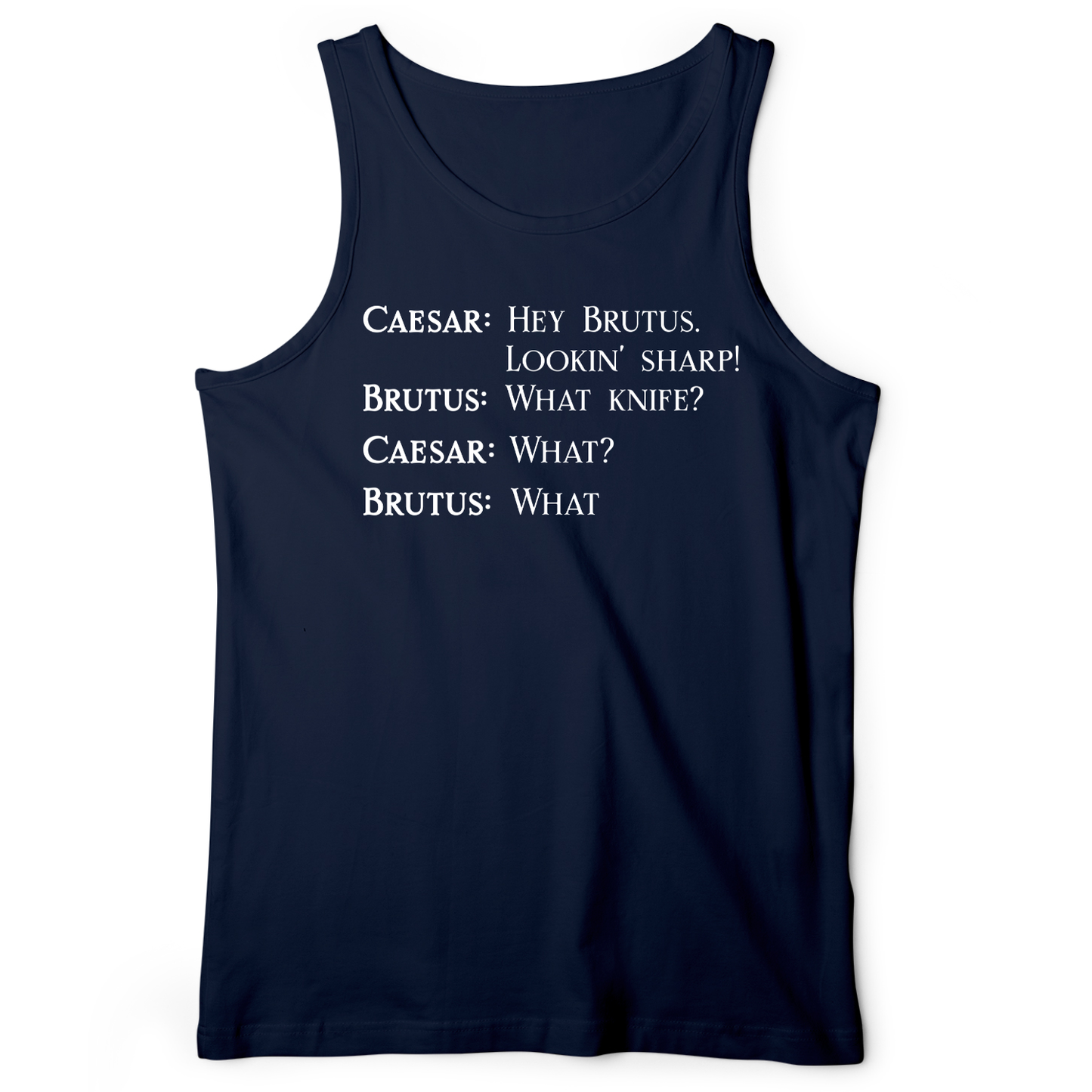 Lookin' Sharp Tank Navy / XS