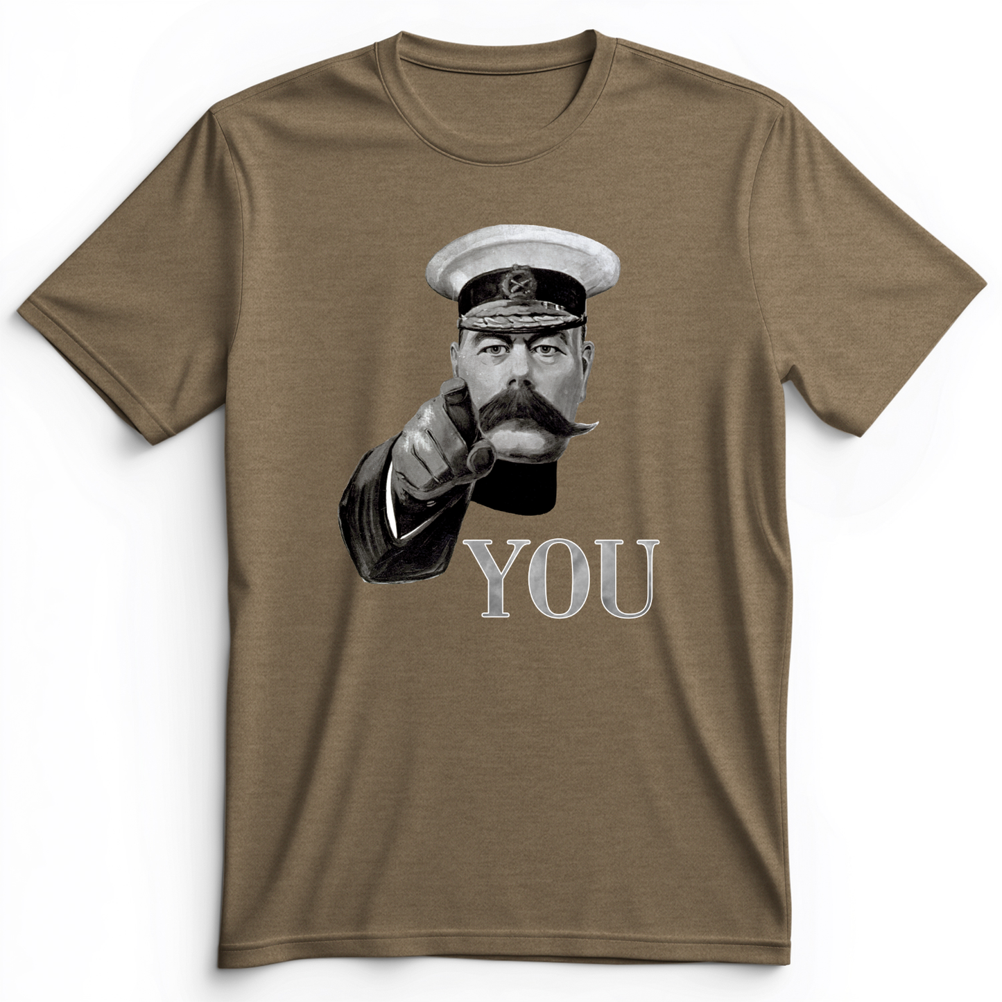 Lord Kitchener You Premium Tee Heather Olive / S
