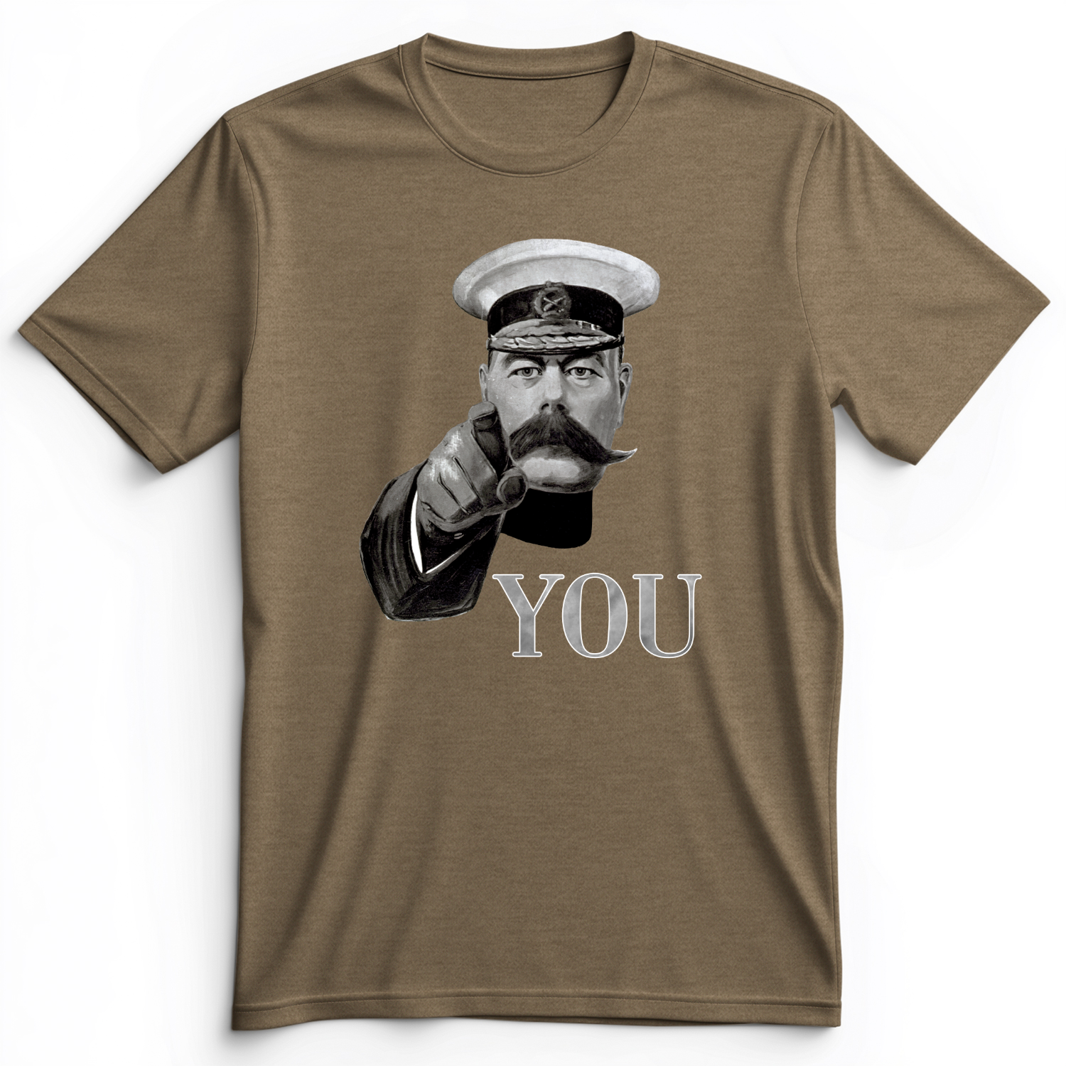 Lord Kitchener You Premium Tee Heather Olive / S