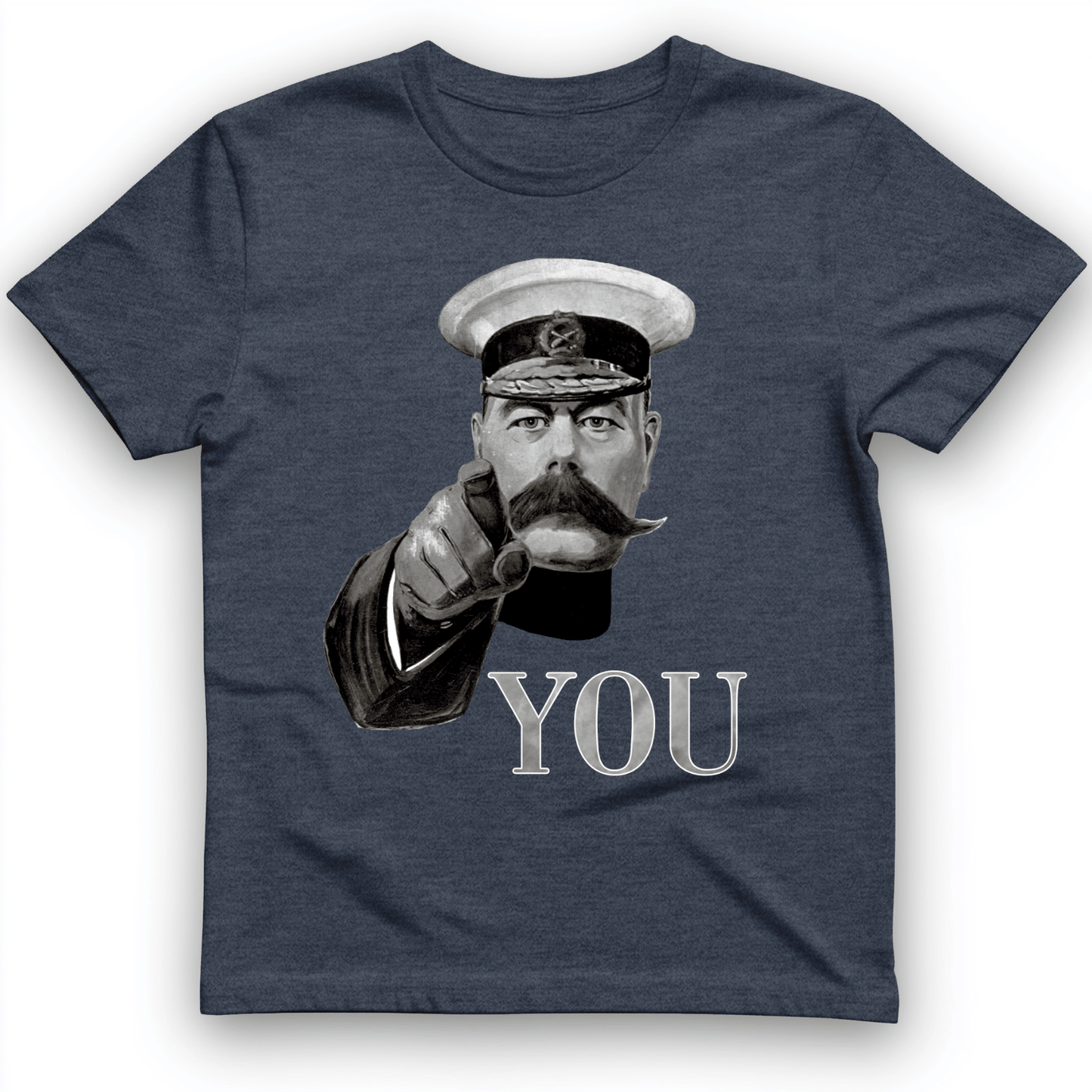 Lord Kitchener You T-Shirt Heather Navy / S