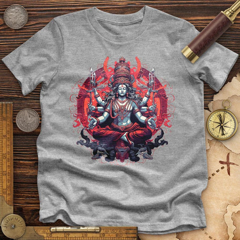 Lord Shiva Cotton High Quality Tee Athletic Heather / S