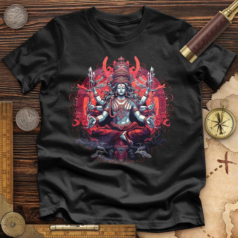 Lord Shiva Cotton High Quality Tee Black / S