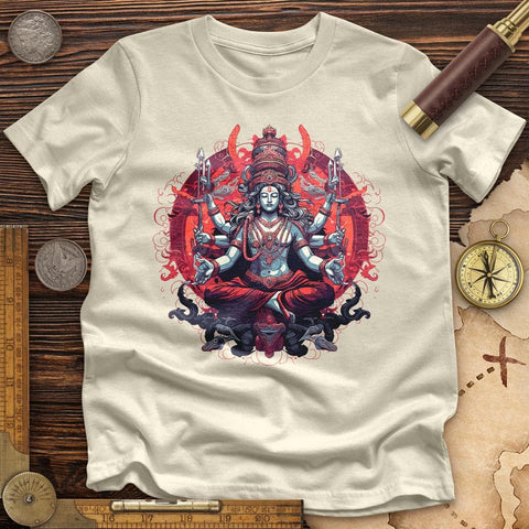 Lord Shiva Cotton High Quality Tee Natural / S