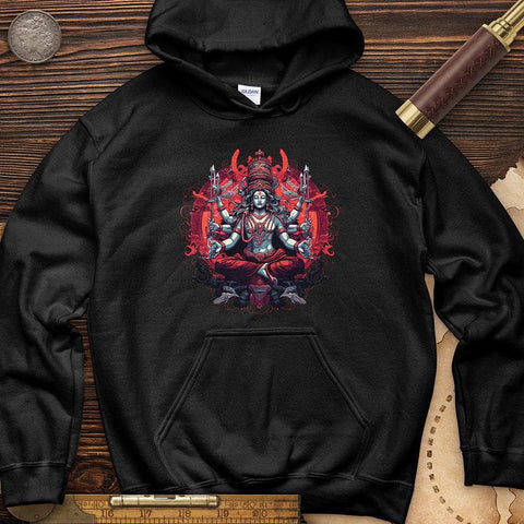 Lord Shiva Cotton Hoodie Black / S