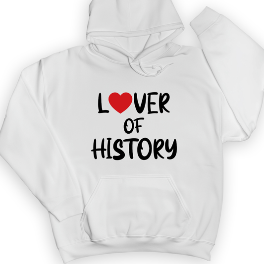 Lover Of History Hoodie White / S