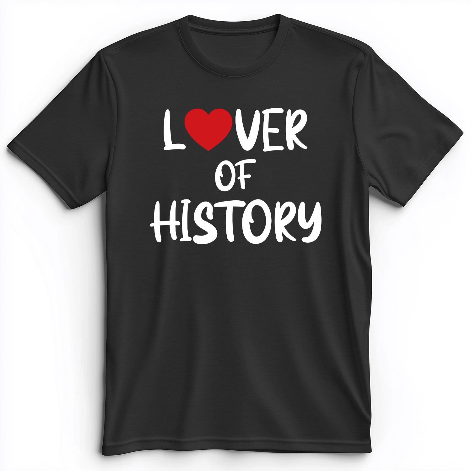 Lover Of History Premium Tee Dark Grey Heather / S