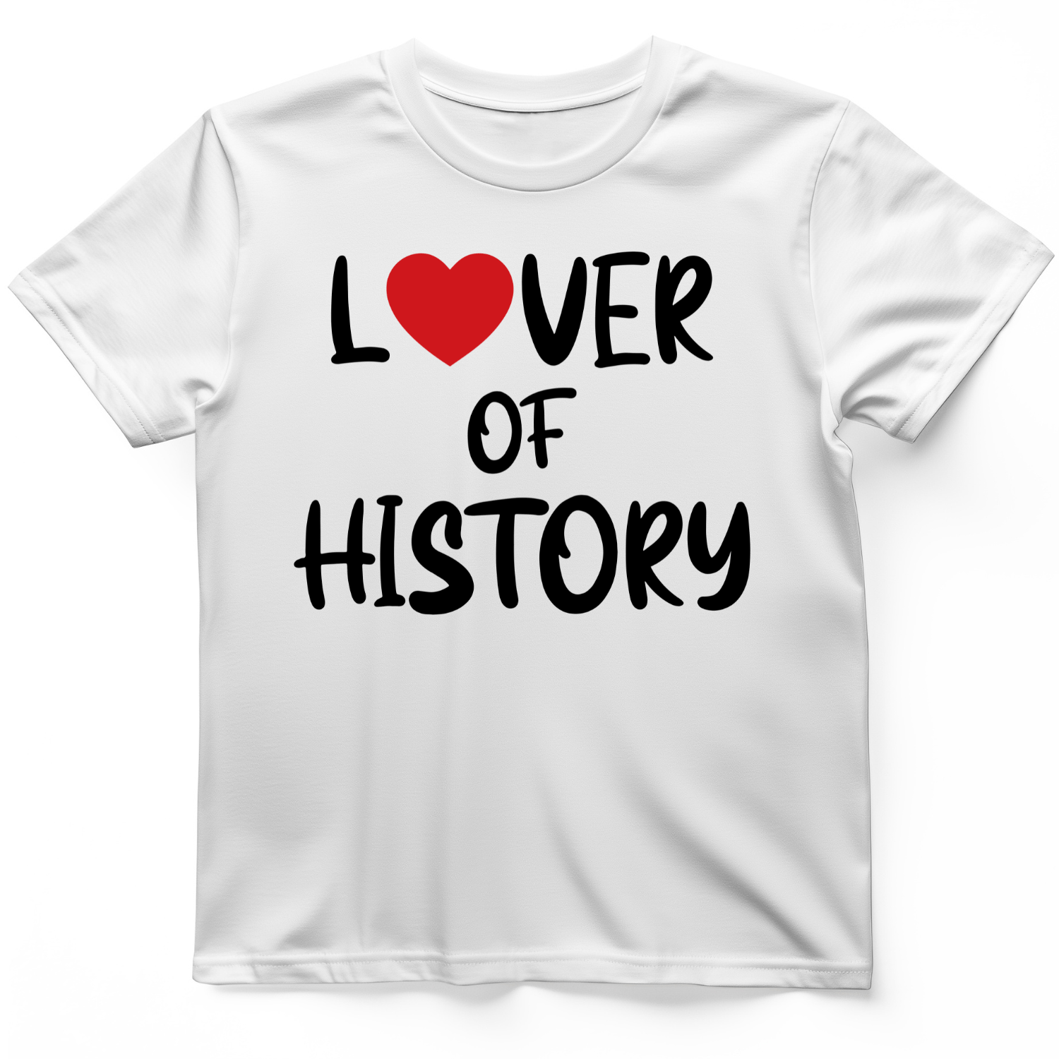 Lover Of History T-Shirt White / S