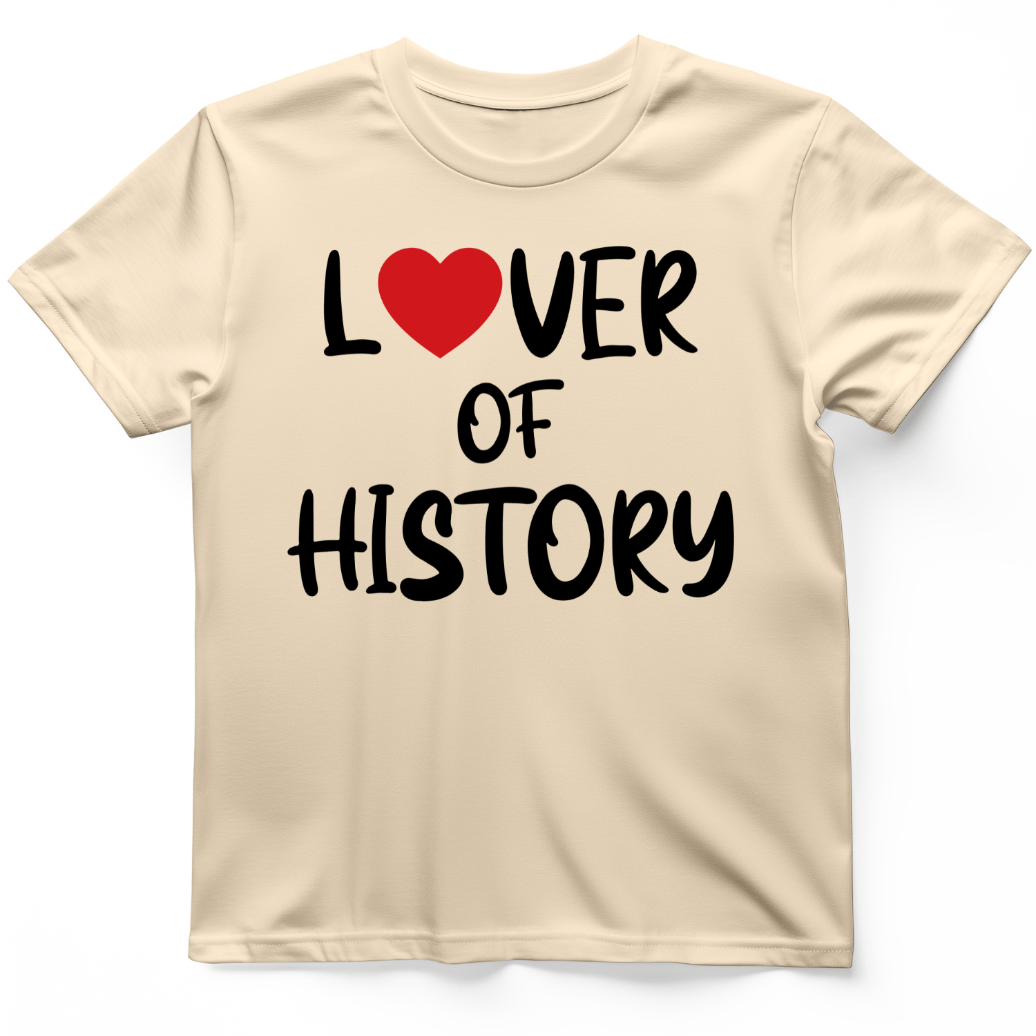 Lover Of History T-Shirt Natural / S