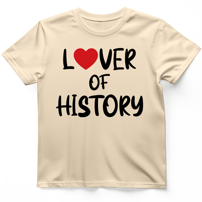 Lover Of History T-Shirt Natural / S