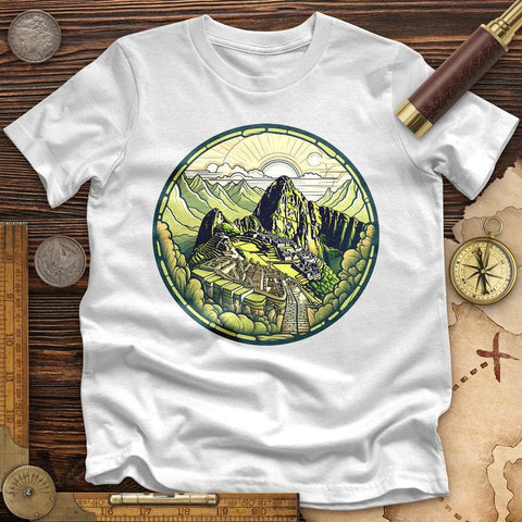 Machu Picchu Mountain High Quality Tee White / S