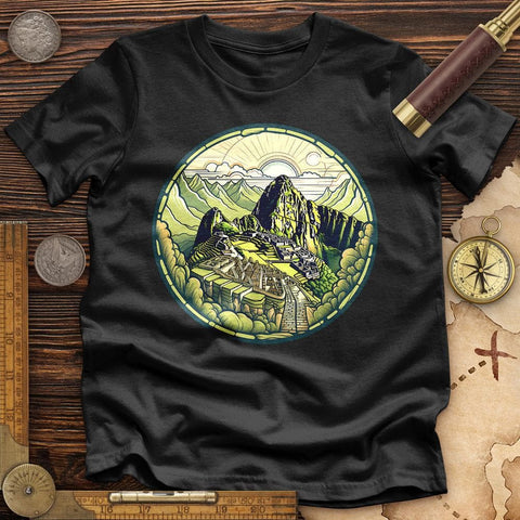 Machu Picchu Mountain High Quality Tee Black / S