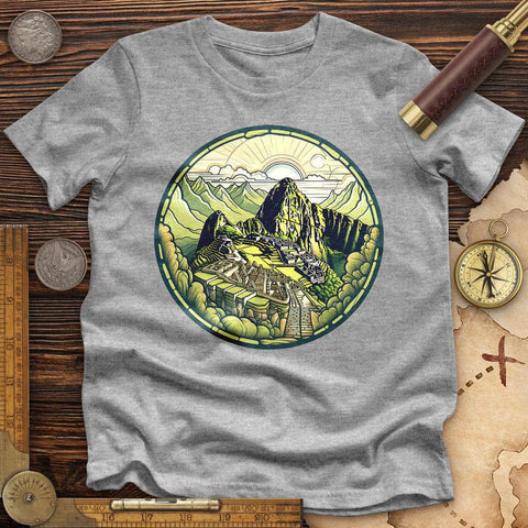 Machu Picchu Mountain High Quality Tee Athletic Heather / S