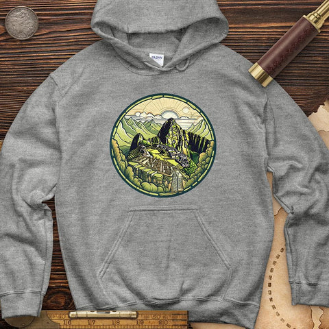 Machu Picchu Mountain Hoodie Sport Grey / S