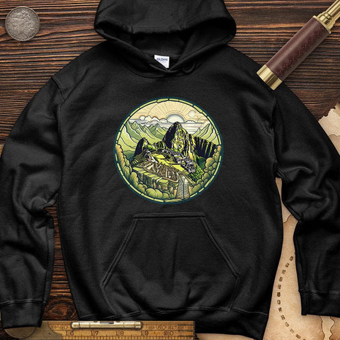 Machu Picchu Mountain Hoodie Black / S