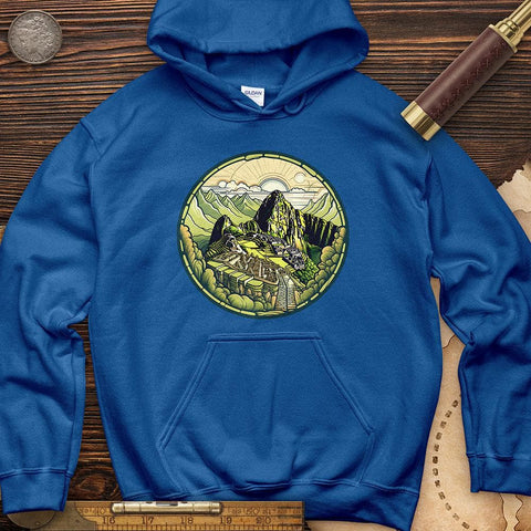 Machu Picchu Mountain Hoodie Royal / S