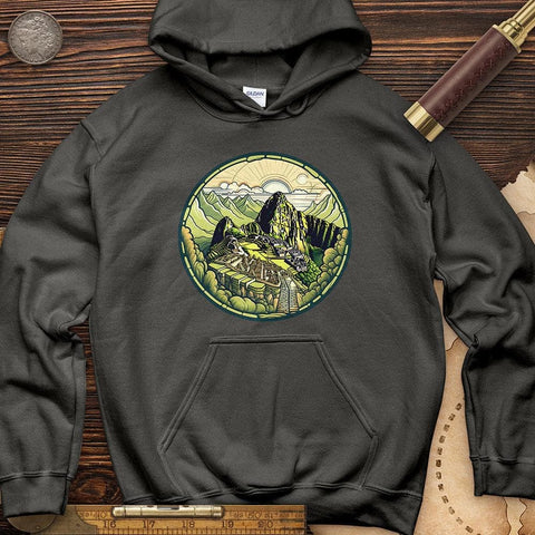 Machu Picchu Mountain Hoodie Charcoal / S