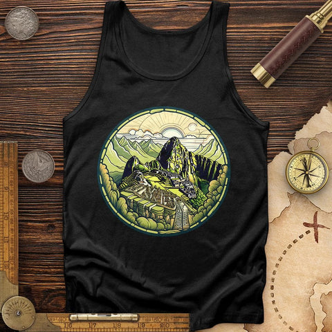 Machu Picchu Mountain Tank Black / XS