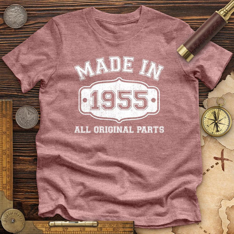 Made In 1955 High Quality Tee Heather Mauve / S