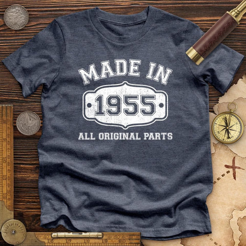 Made In 1955 High Quality Tee Heather Navy / S