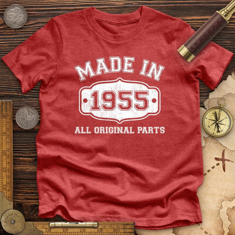 Made In 1955 High Quality Tee Heather Red / S