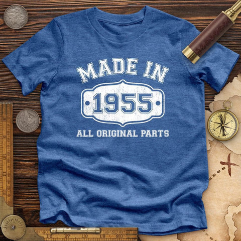 Made In 1955 High Quality Tee Heather True Royal / S