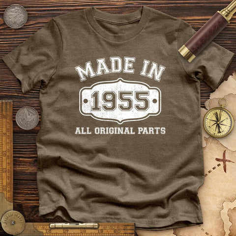 Made In 1955 High Quality Tee Heather Olive / S