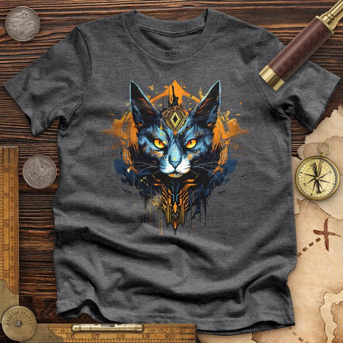 Magic Cat High Quality Tee Dark Grey Heather / S