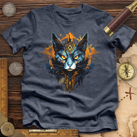 Magic Cat High Quality Tee Heather Navy / S