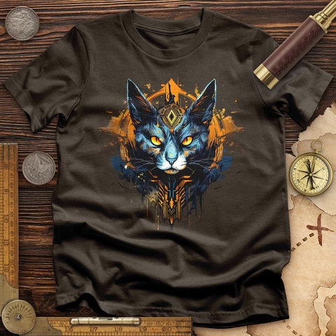 Magic Cat T-Shirt Dark Chocolate / S