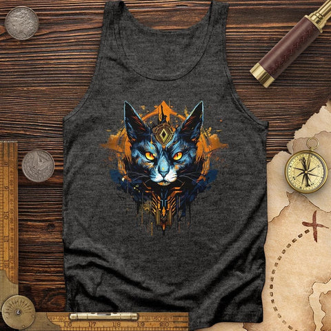 Magic Cat Tank Charcoal Black TriBlend / XS