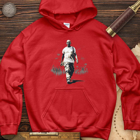 Mahatma Gandhi Hoodie Red / S