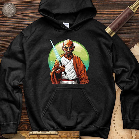 Mahatma Gandhi Saber Hoodie Black / S