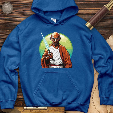 Mahatma Gandhi Saber Hoodie Royal / S