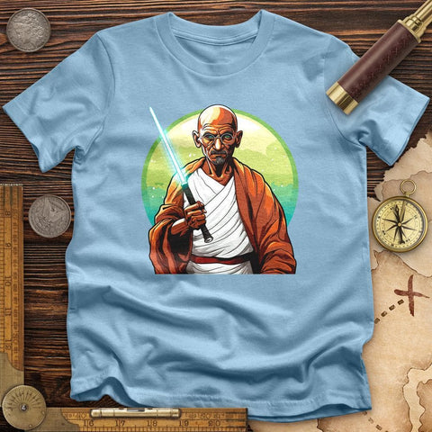 Mahatma Gandhi Saber T-Shirt Light Blue / S
