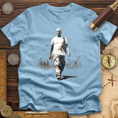 Mahatma Gandhi T-Shirt Light Blue / S