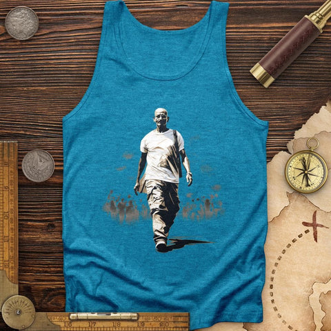 Mahatma Gandhi Tank Aqua TriBlend / XS