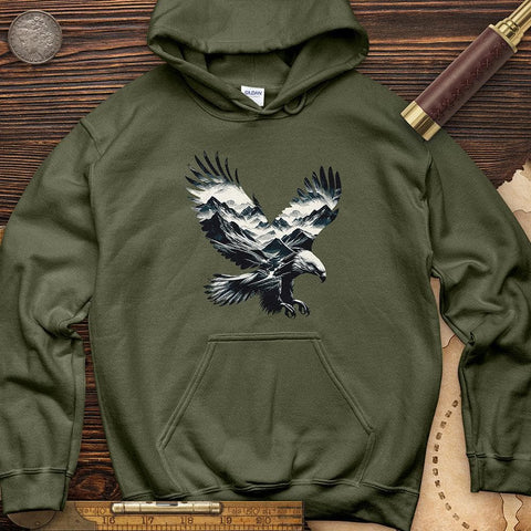 Majestic Eagle Mountain Hoodie Military Green / S