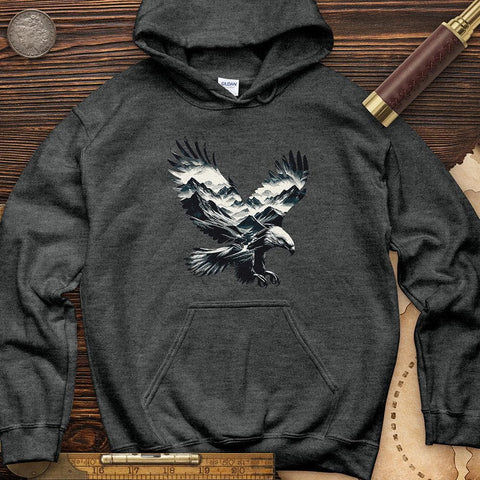 Majestic Eagle Mountain Hoodie Dark Heather / S