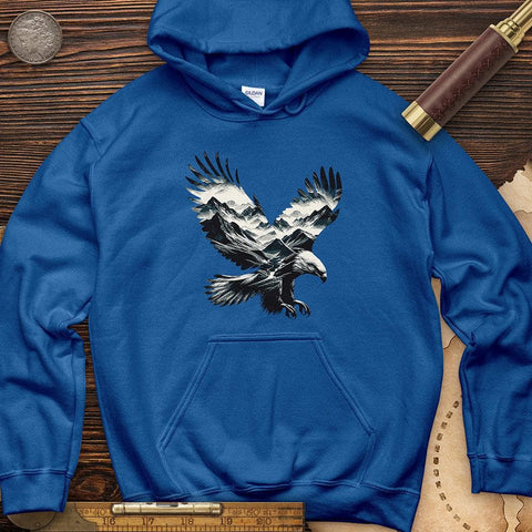 Majestic Eagle Mountain Hoodie Royal / S