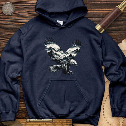 Majestic Eagle Mountain Hoodie Navy / S