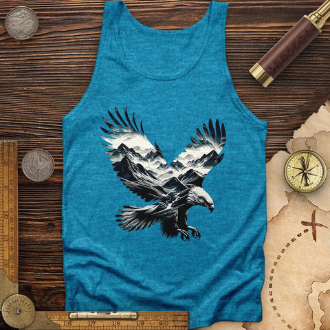 Majestic Eagle Mountain Tank Aqua TriBlend / XS