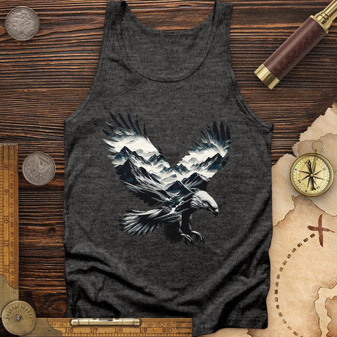 Majestic Eagle Mountain Tank Charcoal Black TriBlend / XS