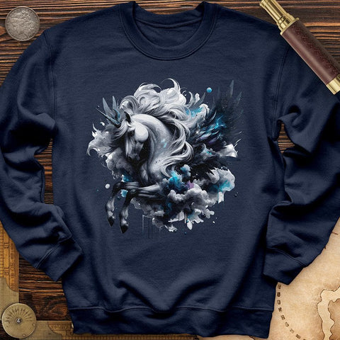 Majestic Pegasus Crewneck Navy / S