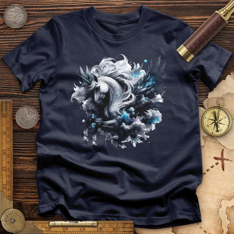 Majestic Pegasus T-Shirt Navy / S