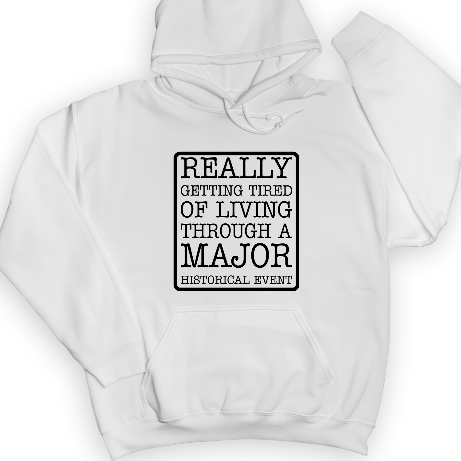 Major Historical Event Hoodie White / S