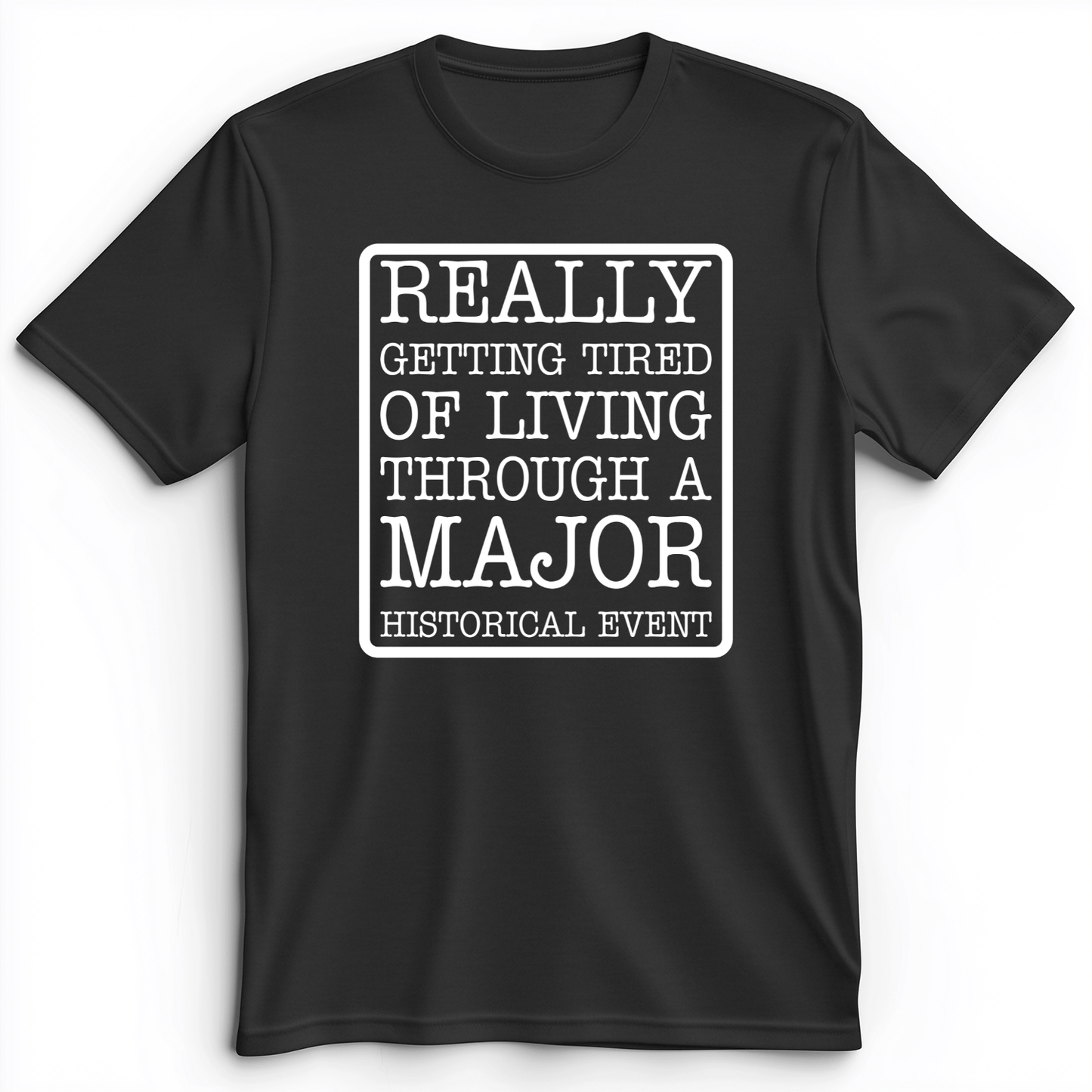 Major Historical Event Premium Tee Dark Grey Heather / S