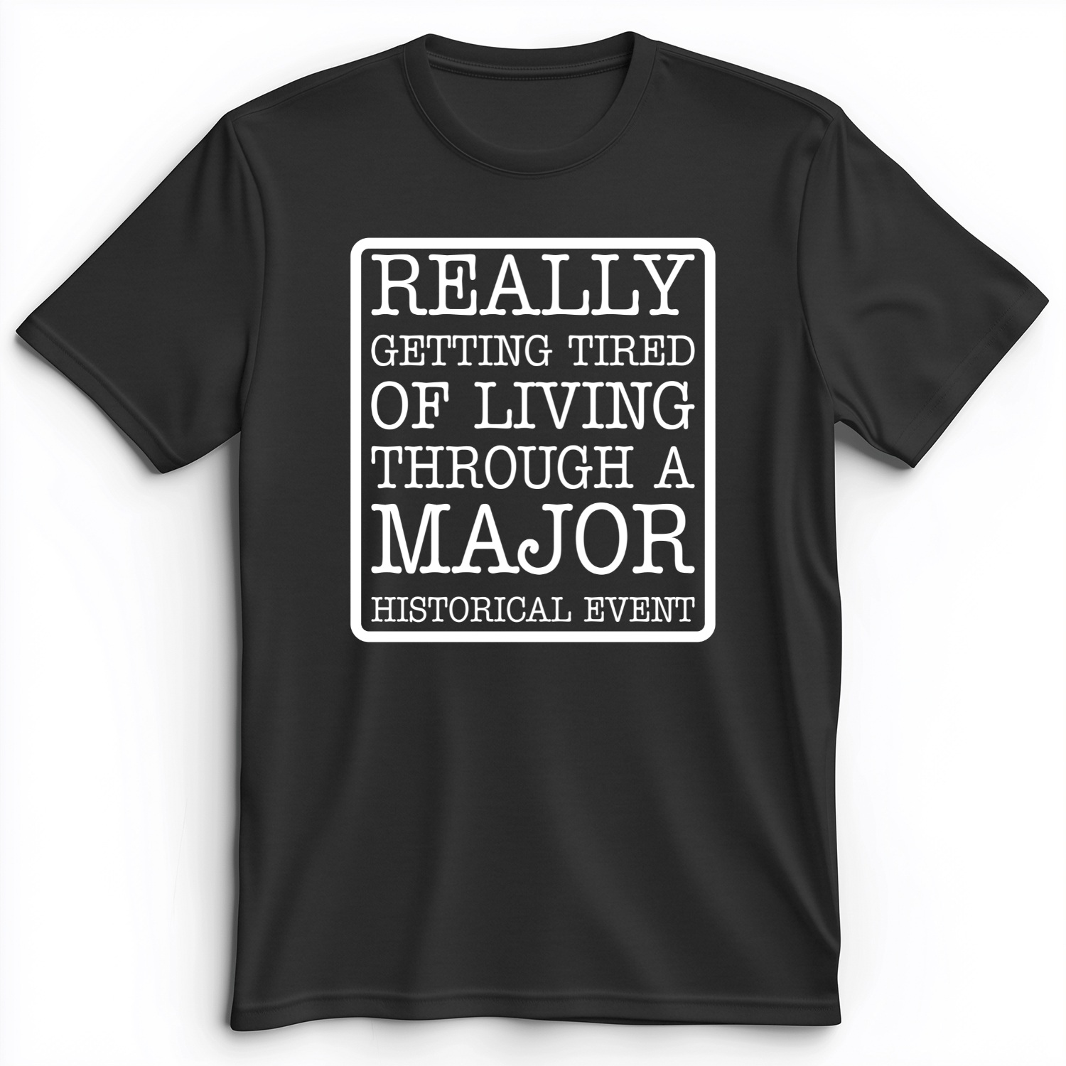 Major Historical Event Premium Tee Dark Grey Heather / S