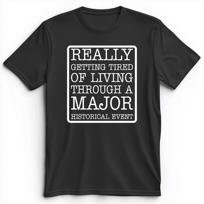 Major Historical Event Premium Tee Dark Grey Heather / S